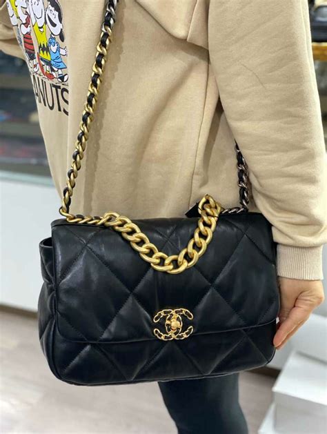 chanel 19 large bag|chanel 19 flap bag small.